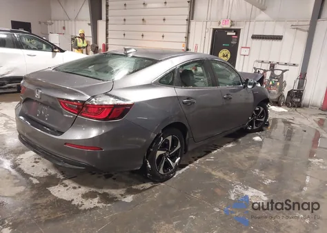 2021 Honda Insight Ex from USA, damaged, VIN 19XZE4F59ME010753